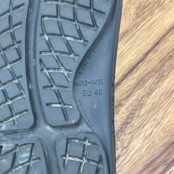 OOFOS OOahh Sandals Mens Size 13 Black Comfort Sport Recovery Slide Casual Shoes